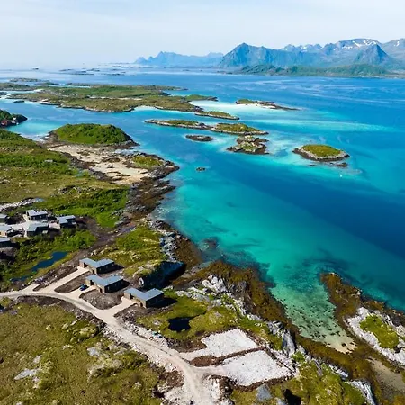 Alpstuga New Luxury Cabin Near Henningsvaer Front Row Lyngvaer Lodges Kleppstad